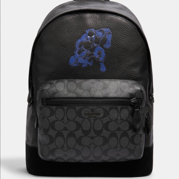 coach black panther backpack